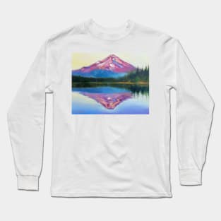 Mount Hood Trillium Lake Long Sleeve T-Shirt